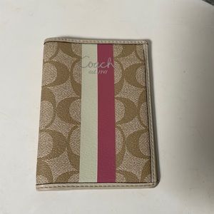 Coach Y2K passport holder